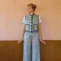 HABIBA - AMINA IKAT PANTS RELAXED - INDIGO