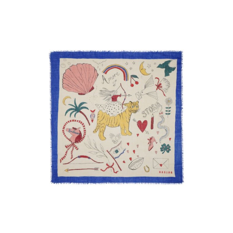 HABIBA - AMORE SCARF - MULTI COLOUR