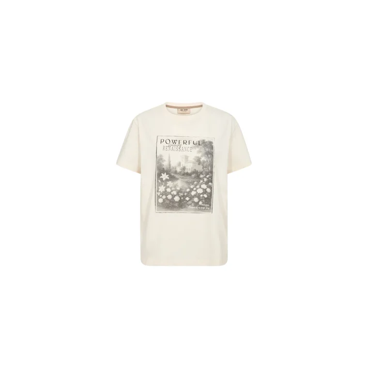 MOS MOSH - MMToni O-SS Tee - Ecru