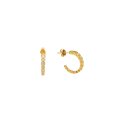 PICO - Alba Petit Crystal Studs -  - Forgyldt