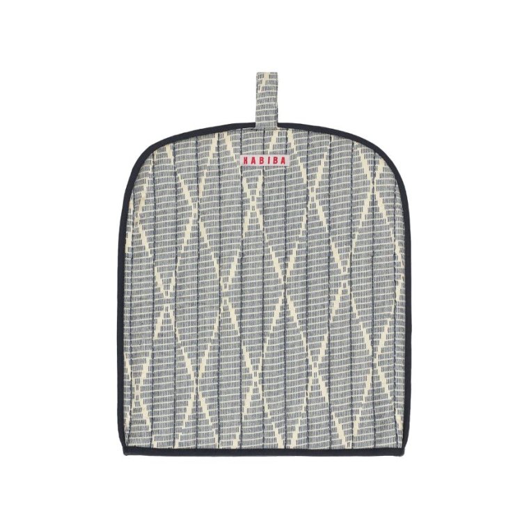 HABIBA - AMINA IKAT COFFEE COZY - INDIGO