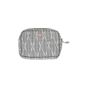 HABIBA - AMINA IKAT TOILETRY BAG - INDIGO