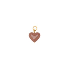 PICO - Amore Heart Pendant - Caramel