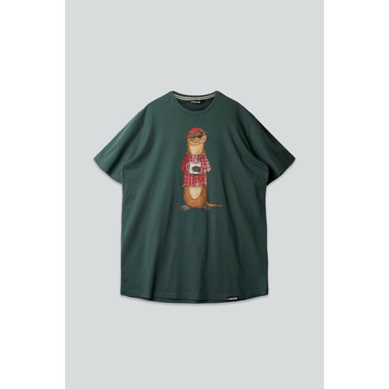 LAKOR - An Otter Coffee T-shirt - Green Gables