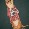 LAKOR - An Otter Coffee T-shirt - Green Gables