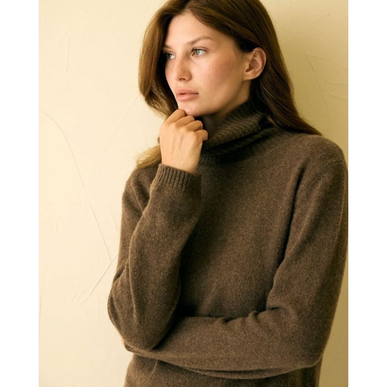 GORRIDSEN - Apollon Turtleneck - Cacao