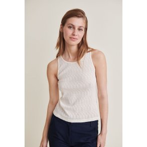 BASIC APPAREL - ANA TANK - WHITE SWAN