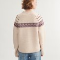 BASIC APPAREL - Blanche Sweater - Bordeaux truffle/Sky Captain/Copen blue