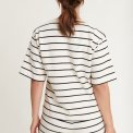 BASIC APPAREL - Anneli Oversized Tee - Birch/Black