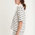 BASIC APPAREL - Anneli Oversized Tee - Birch/Black