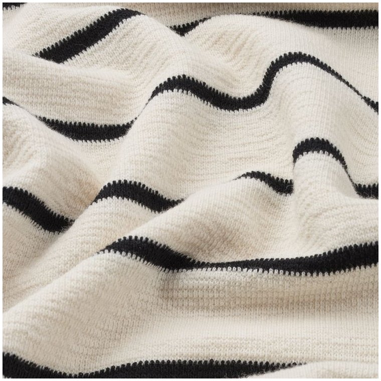 BASIC APPAREL - Anneli Oversized Tee - Birch/Black