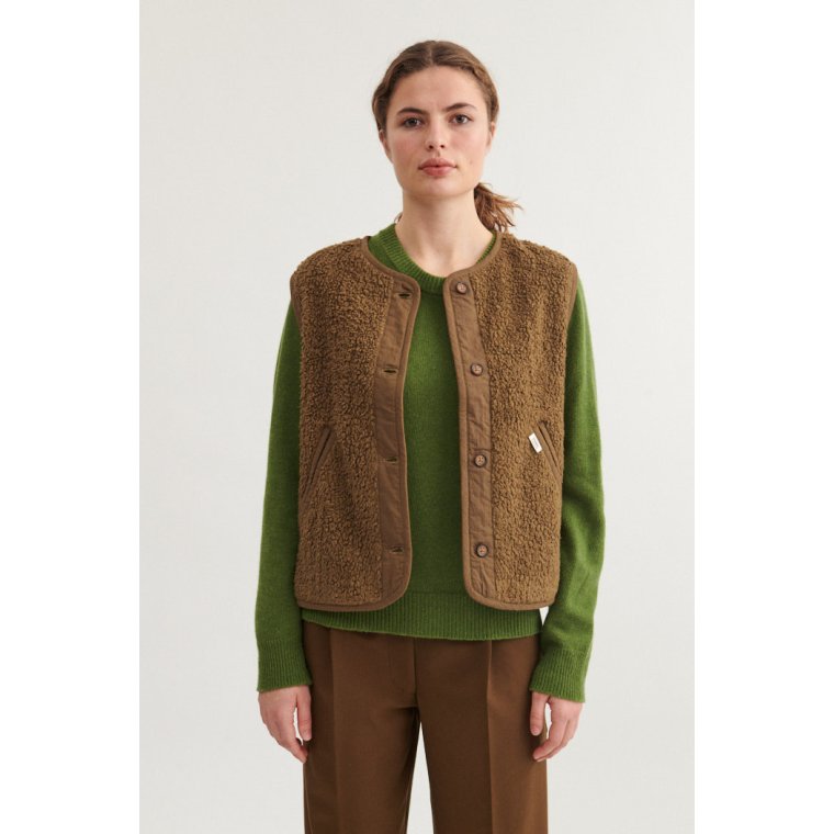 BASIC APPAREL - Ida Vest - Capers Green