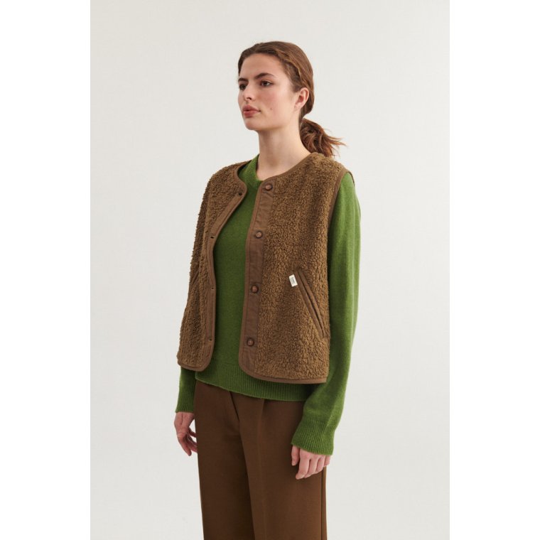 BASIC APPAREL - Ida Vest - Capers Green
