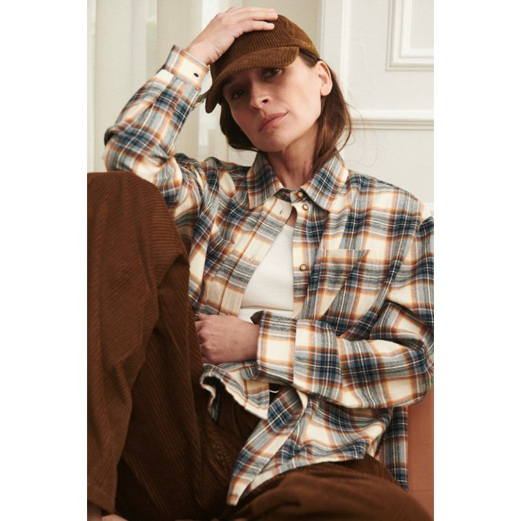 BASIC APPAREL - Kira Shirt - Copen blue/Birch