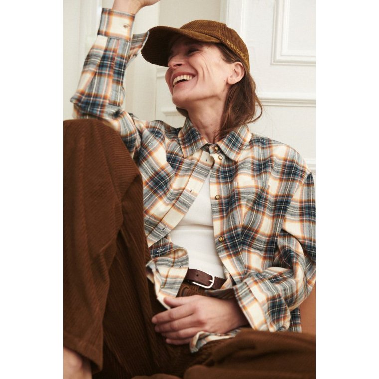 BASIC APPAREL - Kira Shirt - Copen blue/Birch