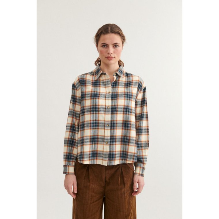 BASIC APPAREL - Kira Shirt - Copen blue/Birch