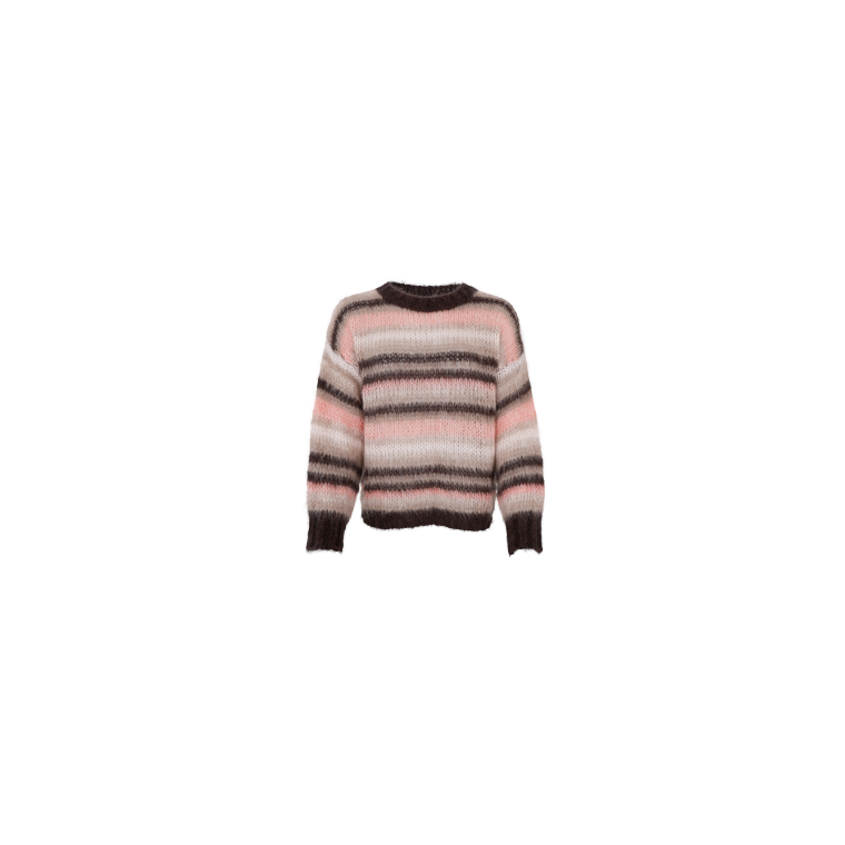 Black Colour - BCALANA striped jumper - Soft Rose