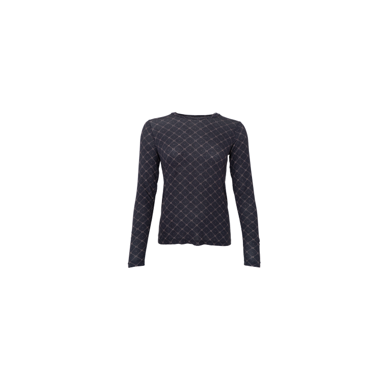 Black Colour - BCALBA LS tee - Black Mono