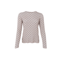 Black Colour - BCALBA LS tee - Natural Mono