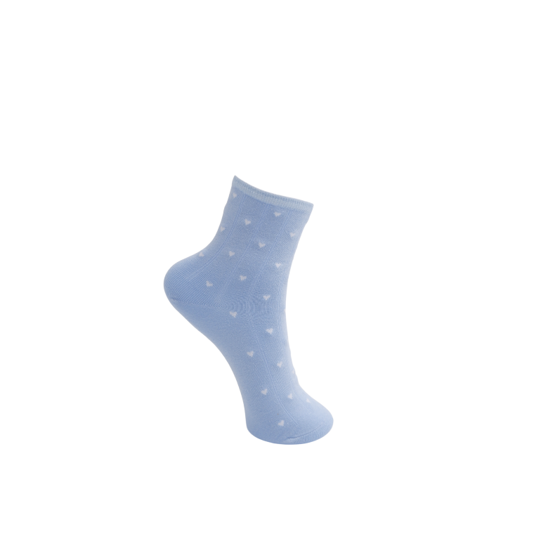 BLACK COLOUR - BCALEA heart sock - ONESIZE