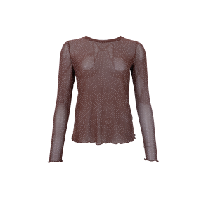 BLACK COLOUR - BCALEXIS tee w/stones - Coffee