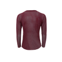 BLACK COLOUR - BCALEXIS tee w/stones - Plum