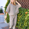 Black Colour - BCALLY loose shirt - Creme