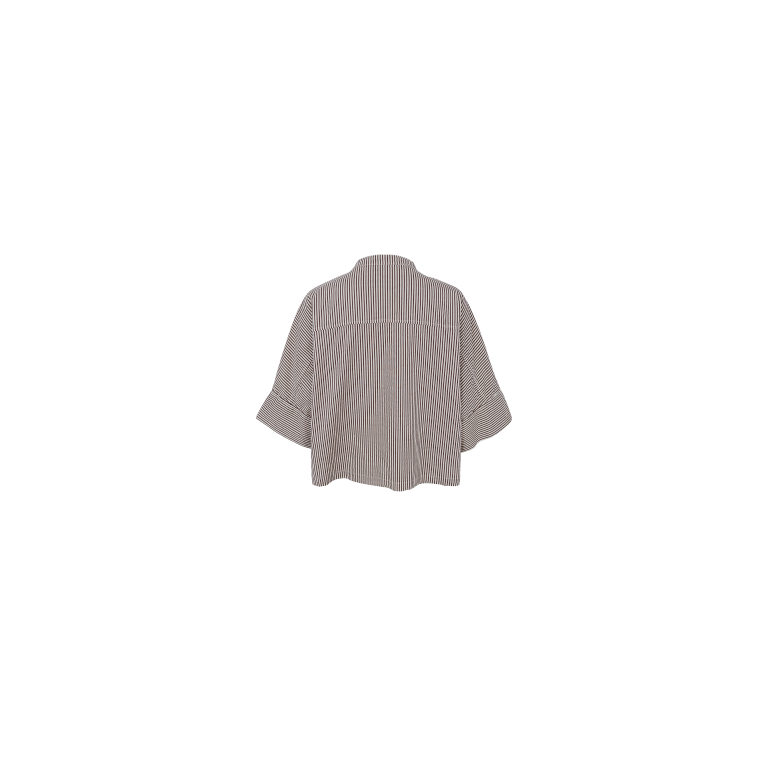 Black Colour - BCALLY loose shirt - Creme