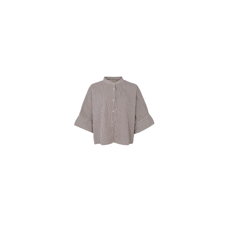 Black Colour - BCALLY loose shirt - Creme