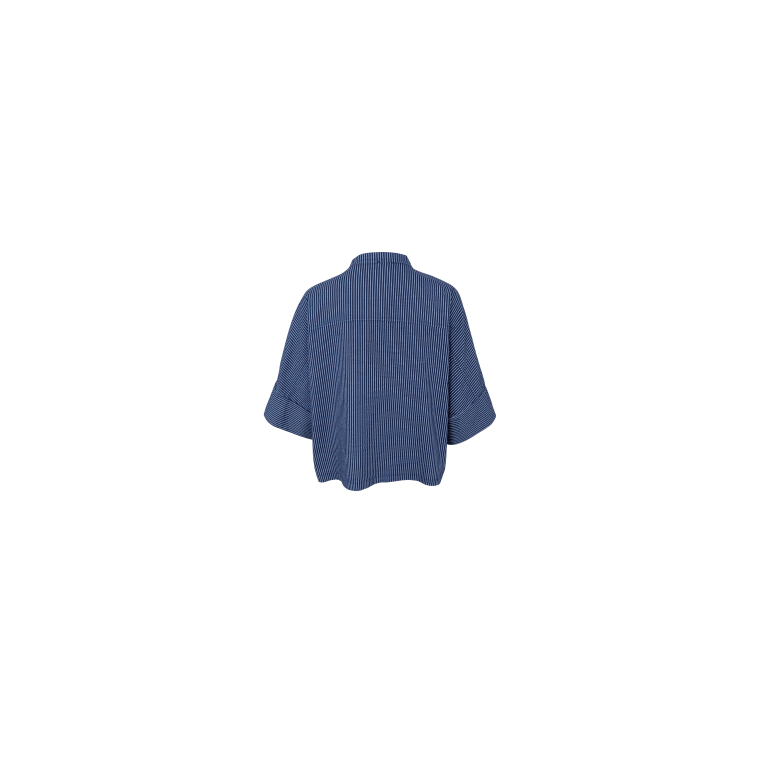 Black Colour - BCALLY loose shirt - Navy