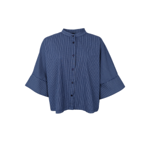 Black Colour - BCALLY loose shirt - Navy