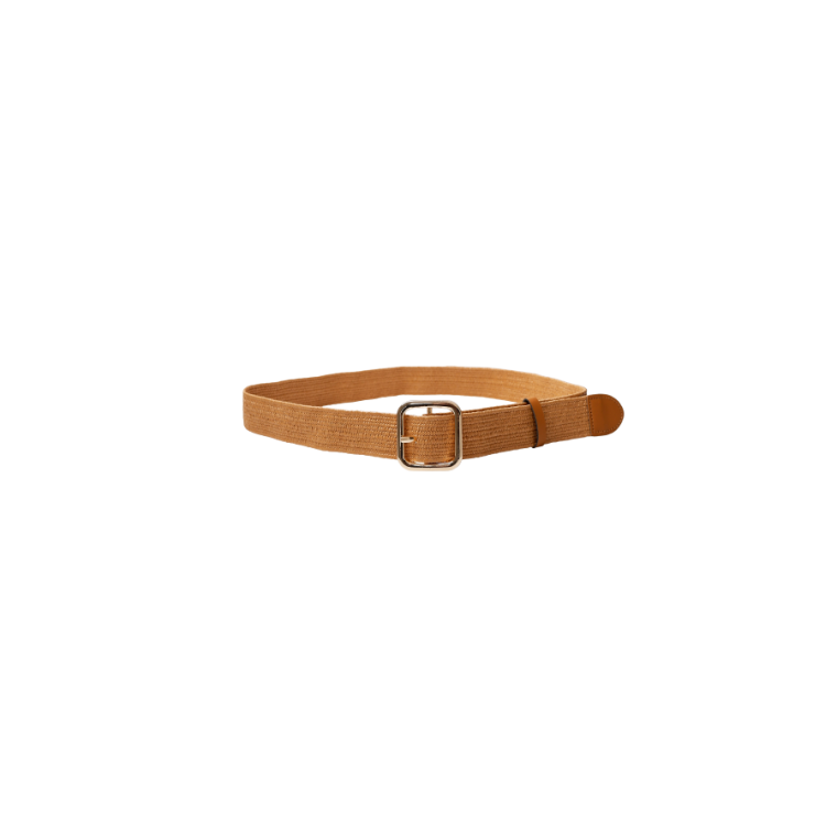 BLACK COLOUR - BCALONA jute belt - Camel