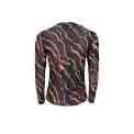 BLACK COLOUR - BCANNIE mesh blouse - Mocca Marble