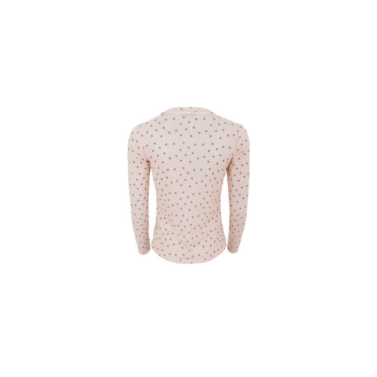 Black Colour - BCANNIE mesh blouse - Lt. Blue Dot