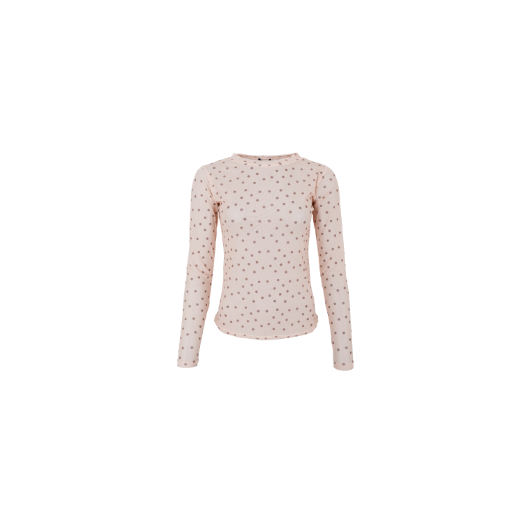 Black Colour - BCANNIE mesh blouse - Lt. Blue Dot