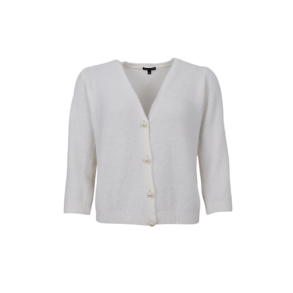 BLACK COLOUR - BCBELLA pearl knit cardigan - Off White