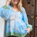 Black Colour - BCCAMELLIA blouse - Lt. Blue