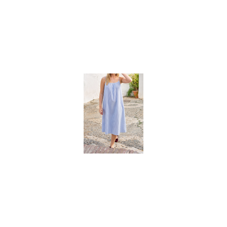 Black Colour - BCCATHERINE strap dress - Lt. Blue