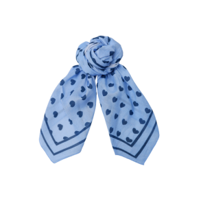 BLACK COLOUR - BCCLAUDIA Love mini scarves - Blue Navy