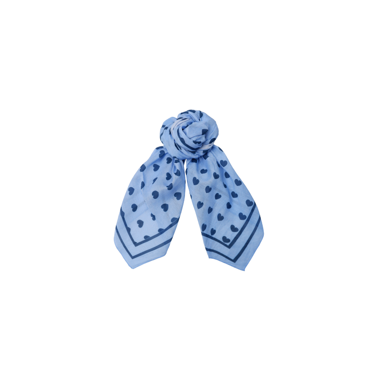 BLACK COLOUR - BCCLAUDIA Love mini scarves - Blue Navy