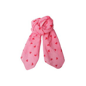 Black Colour - BCCLAUDINE mini scarf - Pink Red