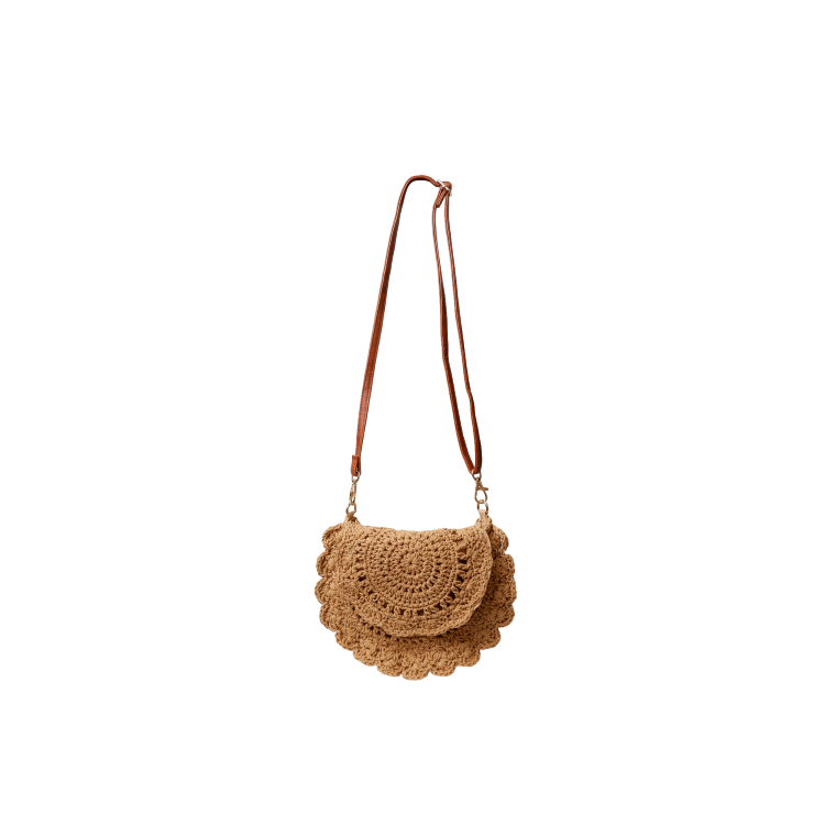 BLACK COLOUR - BCCROCHET mini bag - Nature