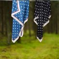 BLACK COLOUR - BCDANI mini scarves - Blue Dot