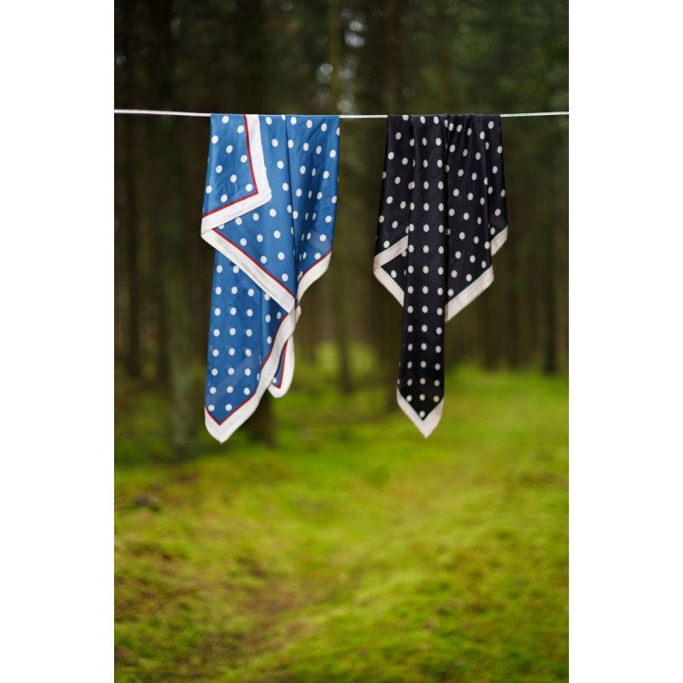 BLACK COLOUR - BCDANI mini scarves - Blue Dot