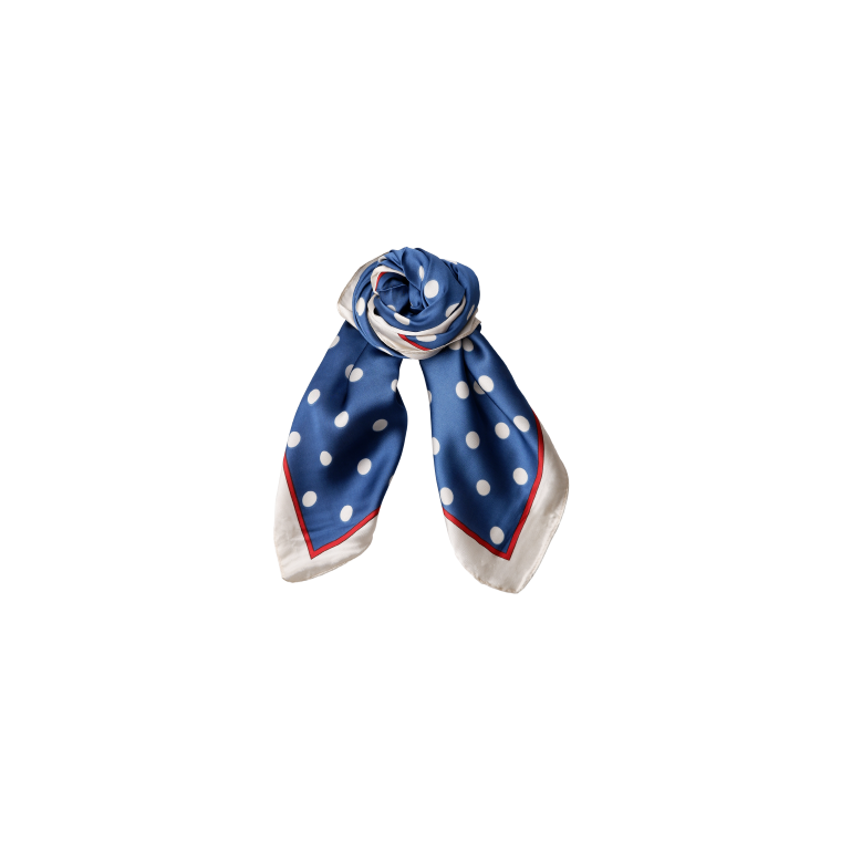 BLACK COLOUR - BCDANI mini scarves - Blue Dot