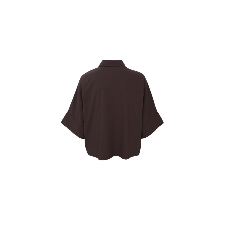 Black Colour - BCDAVINA loose shirt - Coffee