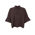 Black Colour - BCDAVINA loose shirt - Coffee
