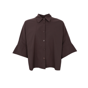 Black Colour - BCDAVINA loose shirt - Coffee