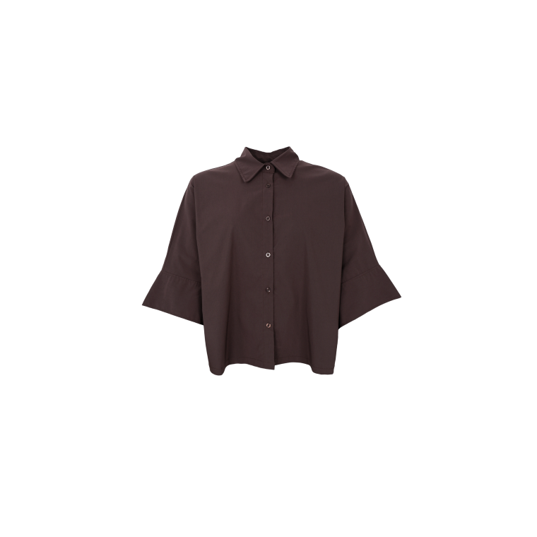 Black Colour - BCDAVINA loose shirt - Coffee