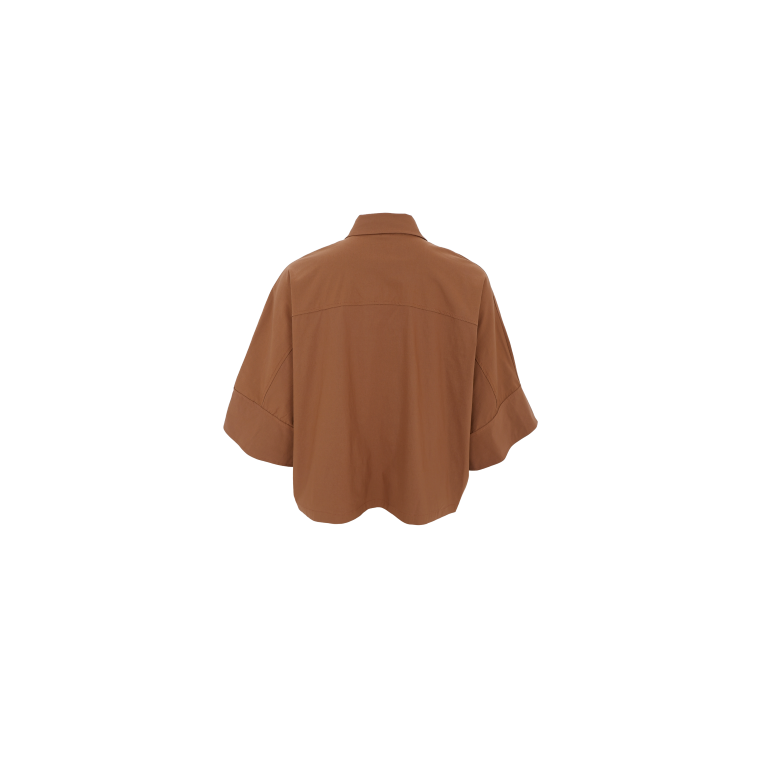 Black Colour - BCDAVINA loose shirt - Hazelnut Brown